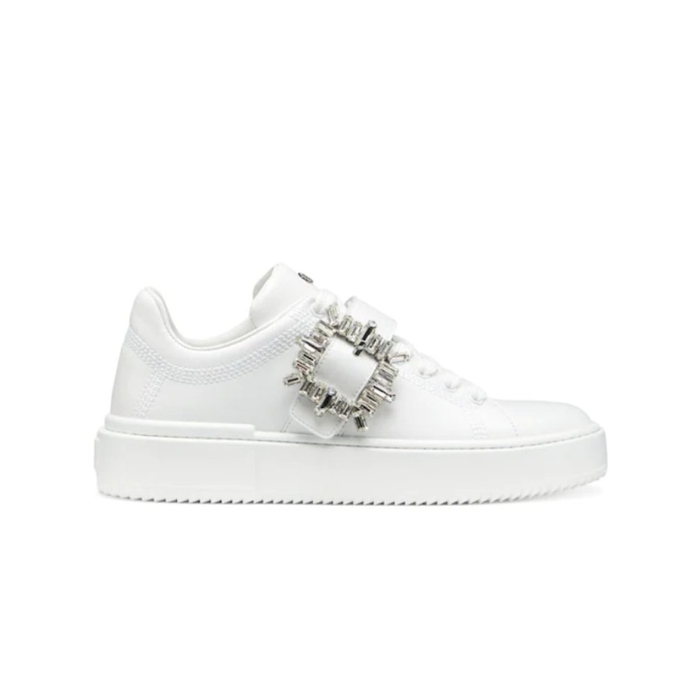 NWT Stuart Weitzman SW Shine Buckle Sneaker
